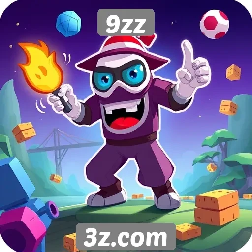 Variedade de jogos disponíveis no 9zz e suas categorias